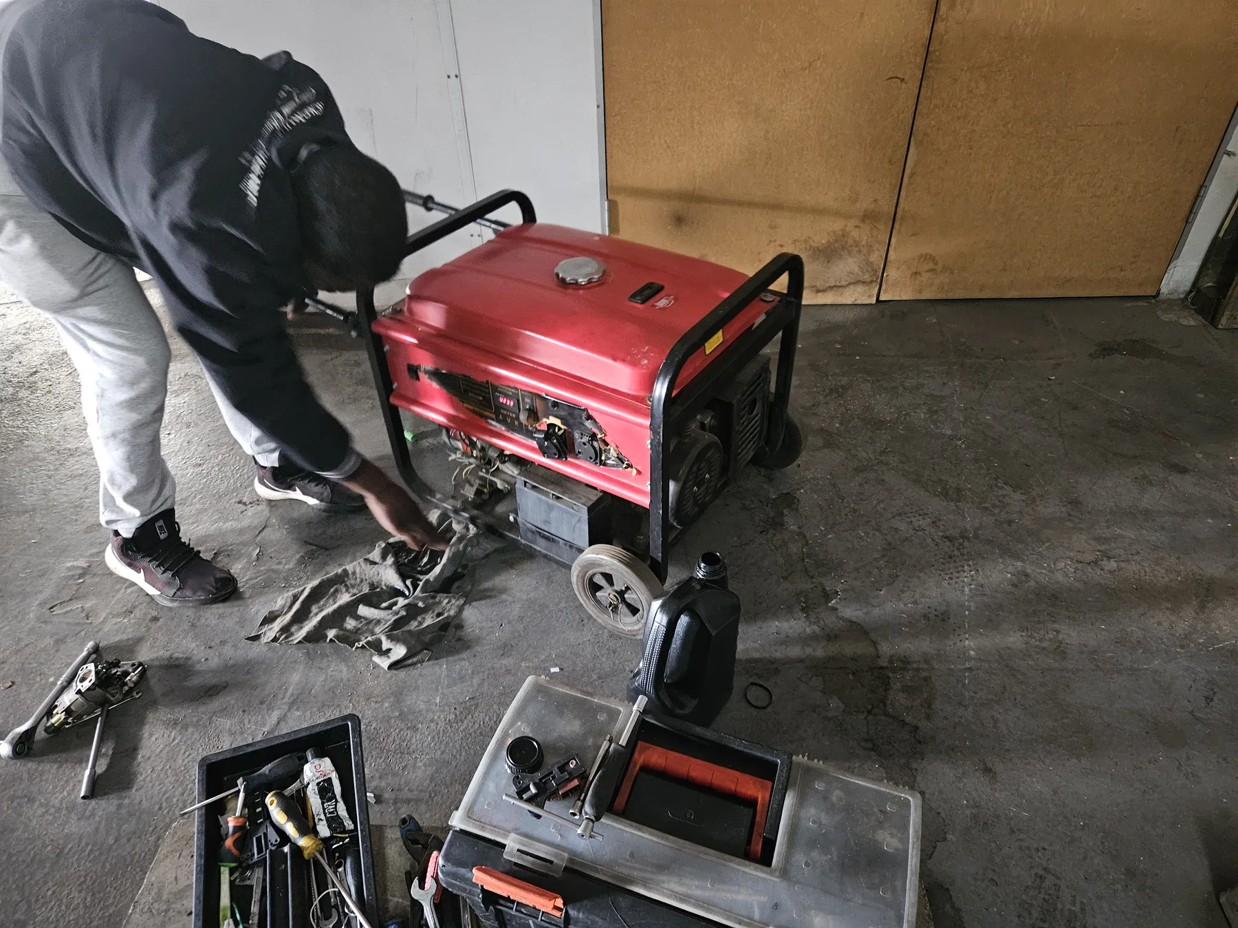 Generator repair and service work by Instant Repairs