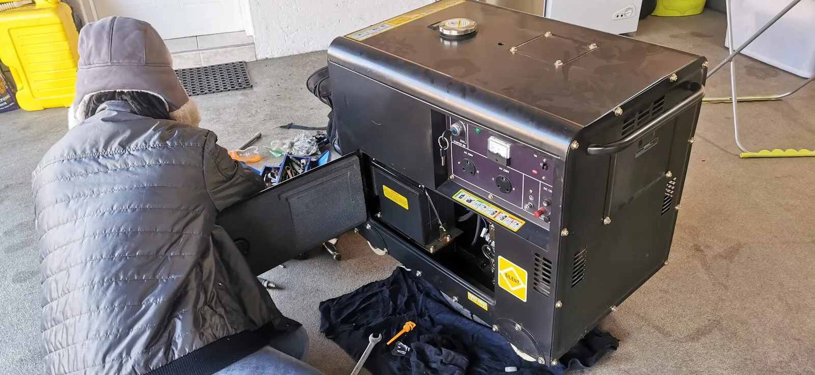 Generator repair work serving Roodeplaat